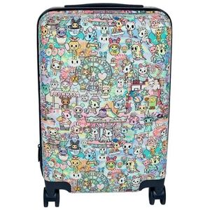 RARE Tokidoki Kawaii Hard Shell Suitcase Cotton Candy Carnival